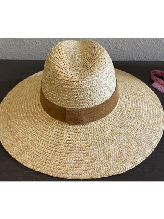 GIGI PIP Wide-Brim Straw Cowboy Hat in Cream Gigi Pip Hats for Women | Stylish Western & Modern Hats main image 2